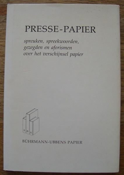 Presse-papier - spreuken spreekwoorden gezegden aforismen, Ophalen of Verzenden, Zo goed als nieuw, Chris Schiks