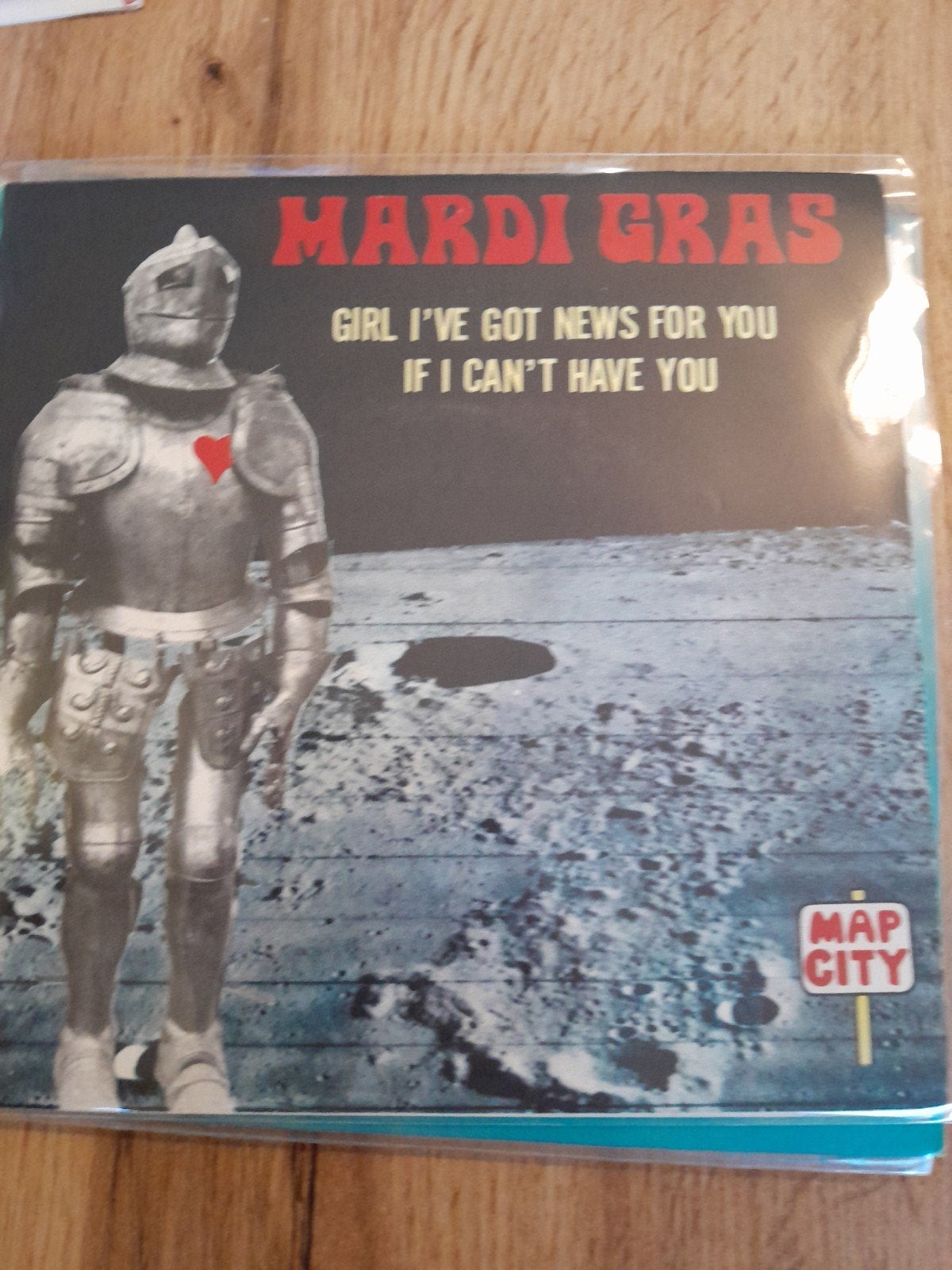 Mardi gras 7 inch gril i,ve got news for you, Cd's en Dvd's, Vinyl Singles, Ophalen of Verzenden, Zo goed als nieuw, Pop