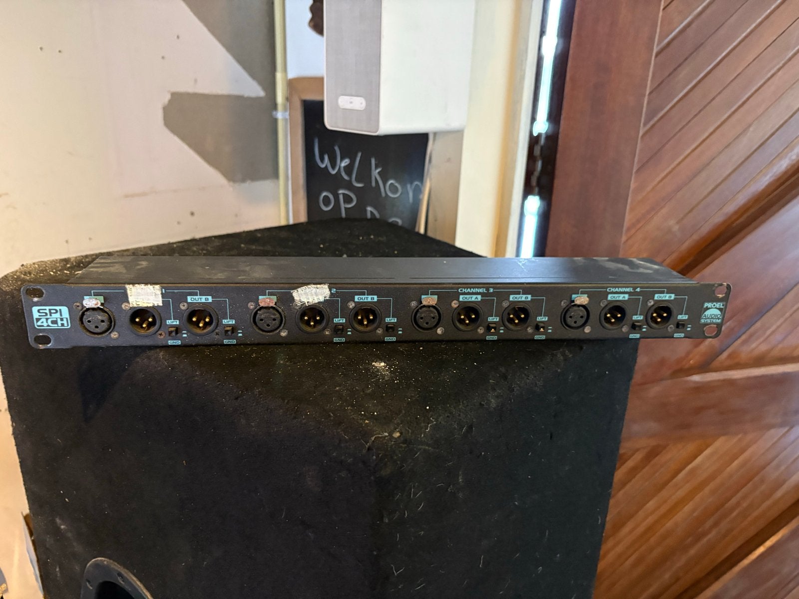 Proel SPL4CH 4-kanaals splitter, Ophalen of Verzenden, Gebruikt, Minder dan 5 kanalen