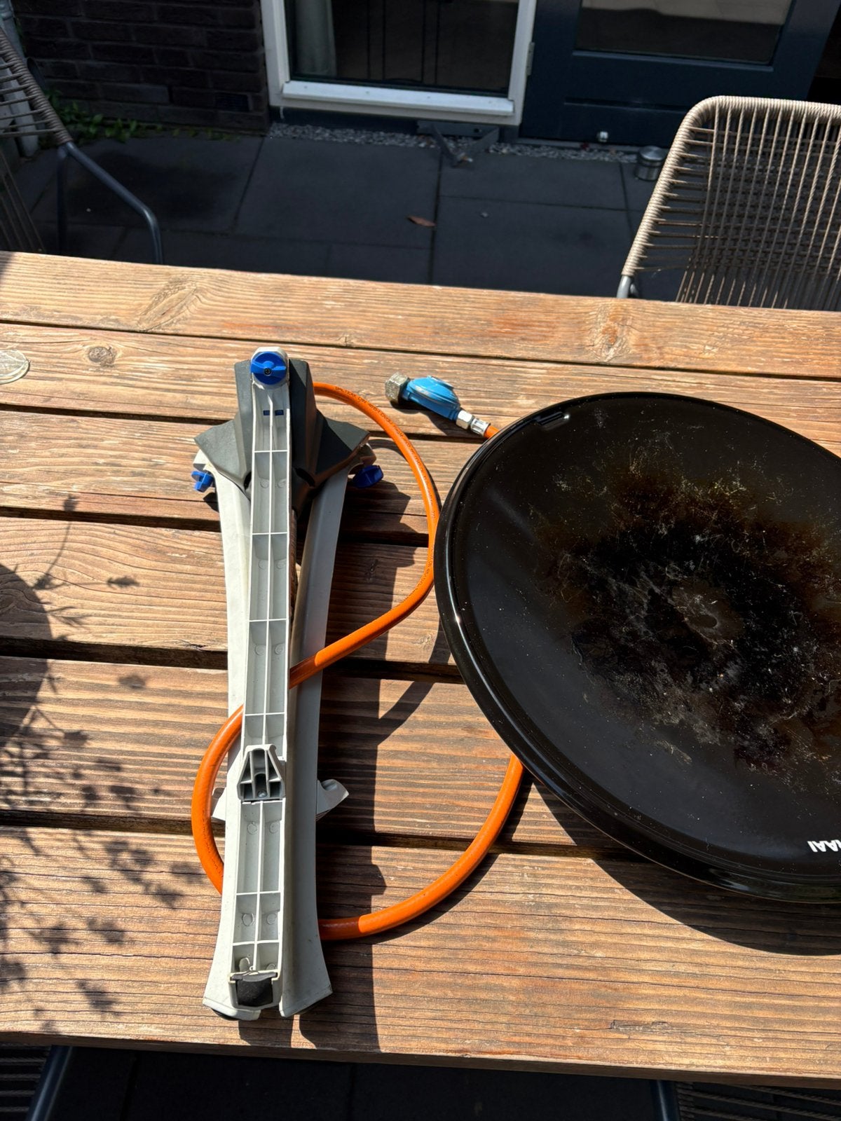 Cadac skottel Braai, Ophalen, Gebruikt