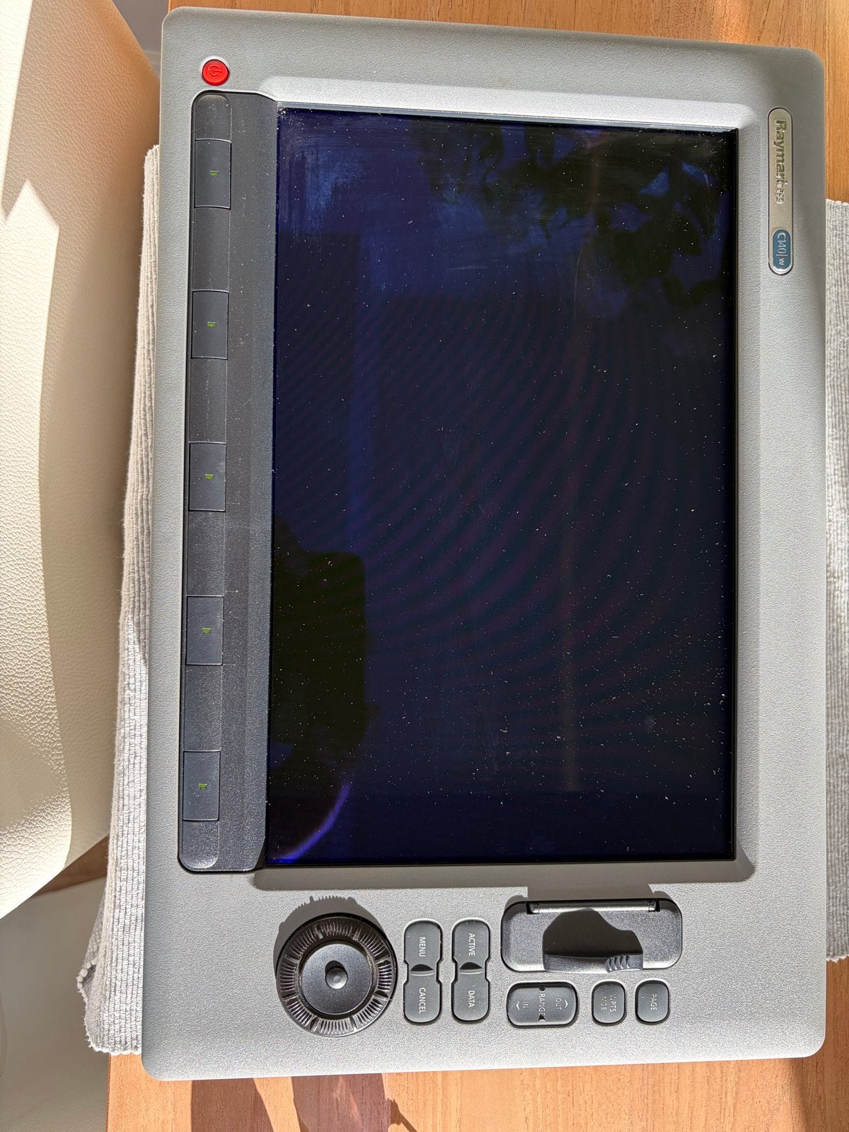 Raymarine C140W  plotter: niet van nieuw te onderscheiden, Ophalen of Verzenden, Gebruikt, Kaartplotter of Fish Finder
