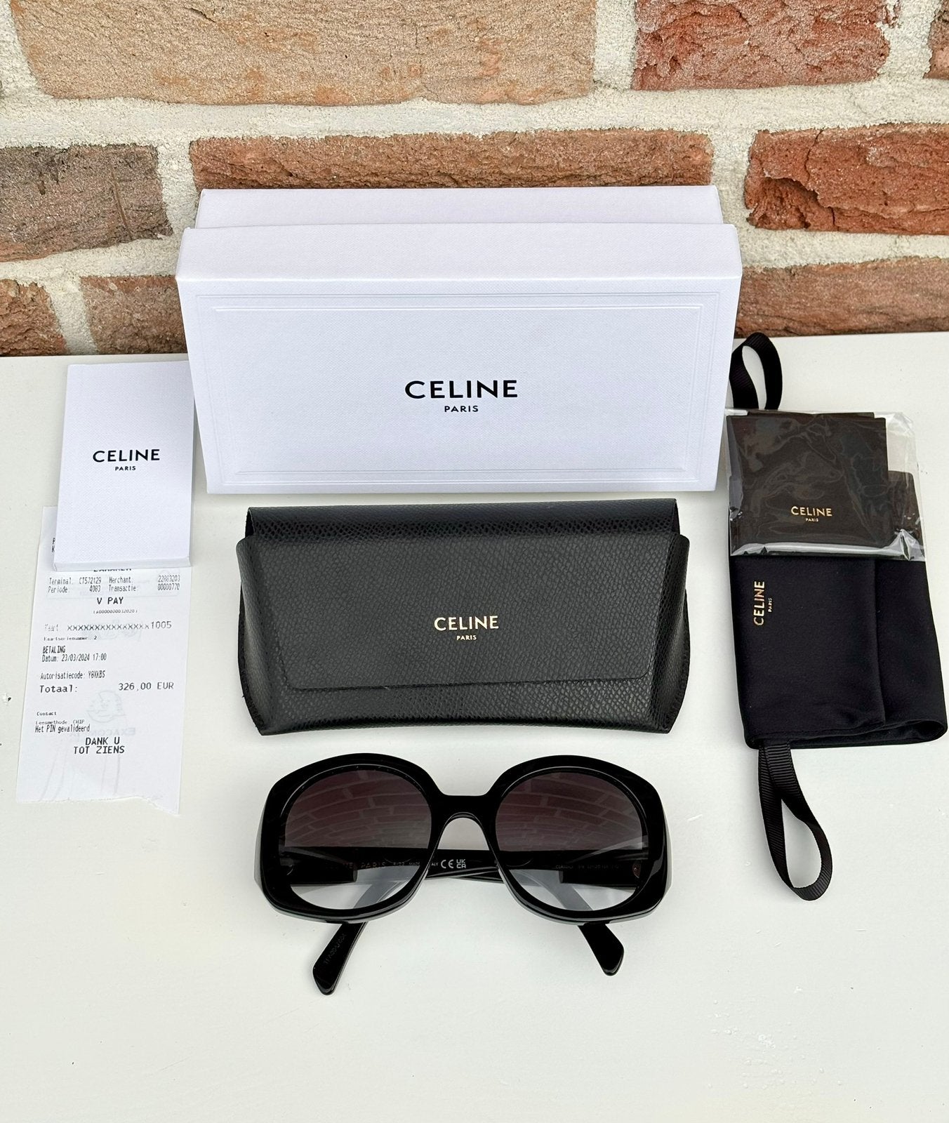 Céline zonnebril dames nieuw, Sieraden, Tassen en Uiterlijk, Zonnebrillen en Brillen | Dames, Overige merken, Zonnebril, Zwart