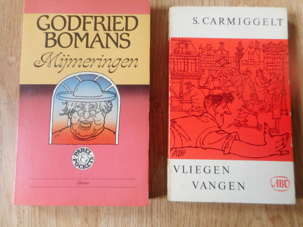 Twee boekjes, Verzenden, Zo goed als nieuw, Godfried Bomans, Meerdere stripboeken