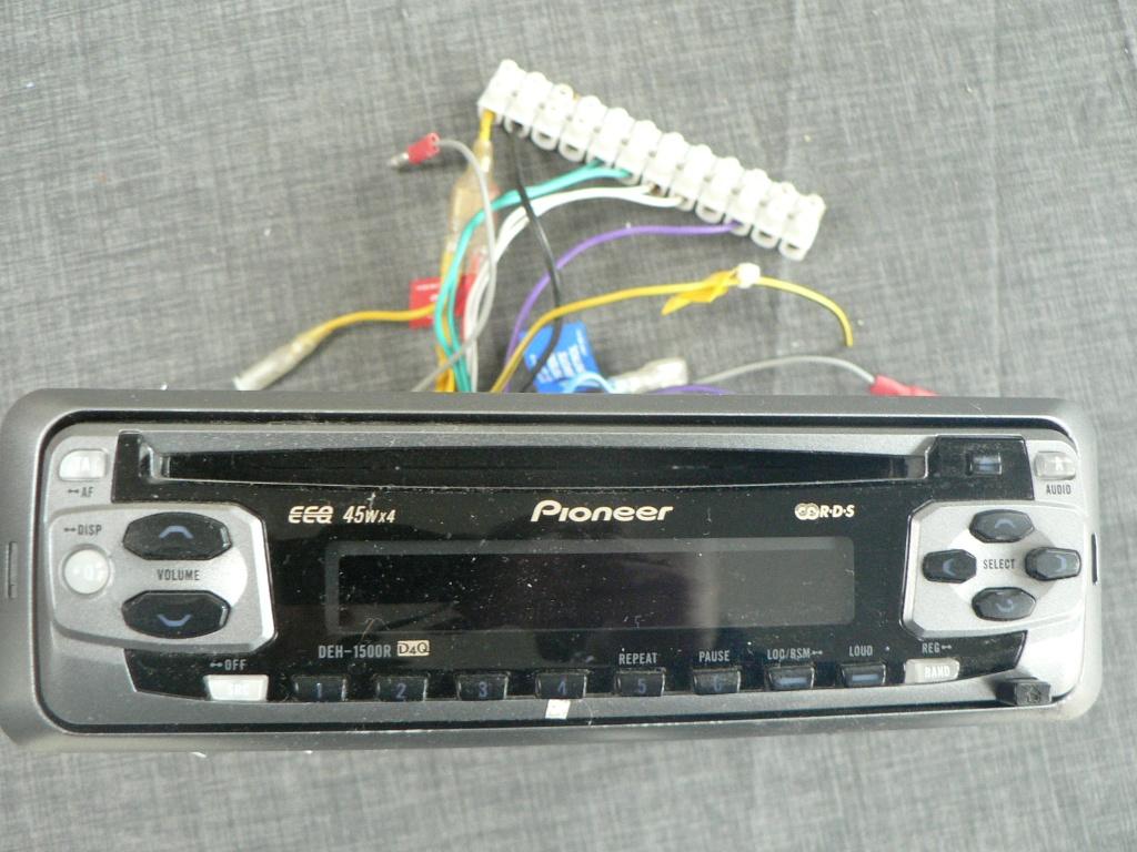 PIONEER AUTORADIO CD SPELER DEH-1500R, Ophalen of Verzenden, Gebruikt