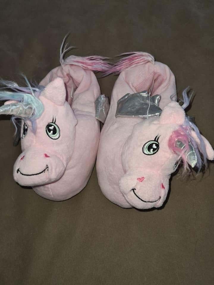 Roze Eenhoorn Pantoffels voor Meisjes maat 34, Gebruikt, Meisje, Overige typen, Ophalen of Verzenden