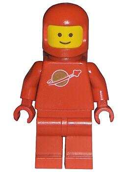 Lego Space Classic Space Minifig Rood SP005, Kinderen en Baby's, Speelgoed | Duplo en Lego, Lego, Ophalen of Verzenden, Zo goed als nieuw