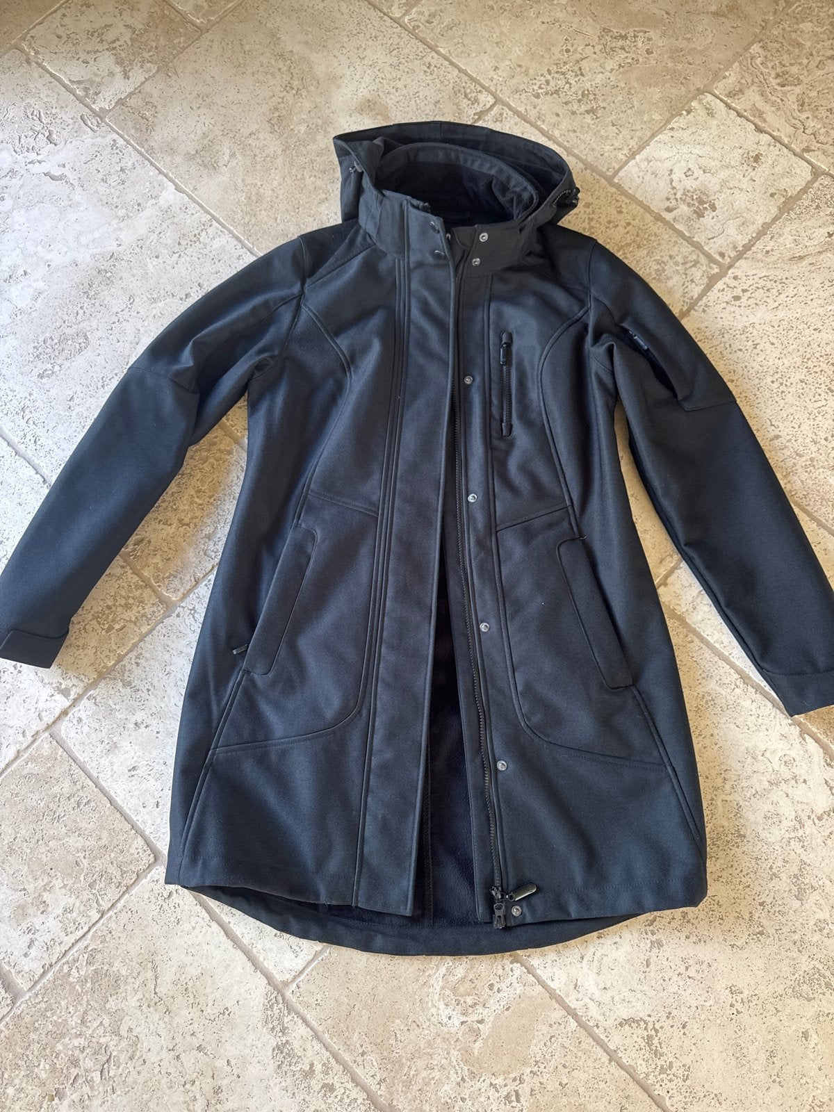 Human Nature Softshell Jas Zwart Maat M, Kleding | Dames, Ophalen of Verzenden, Zo goed als nieuw, Maat 38/40 (M), Zwart