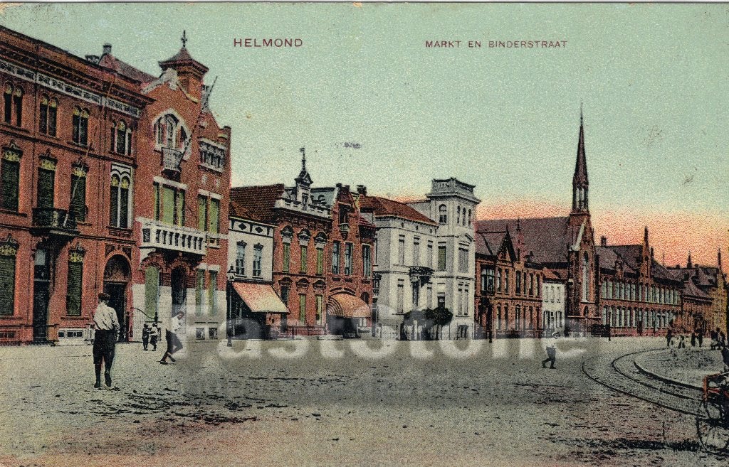 Helmond Markt, Ophalen of Verzenden, Voor 1920, Gelopen, Noord-Brabant