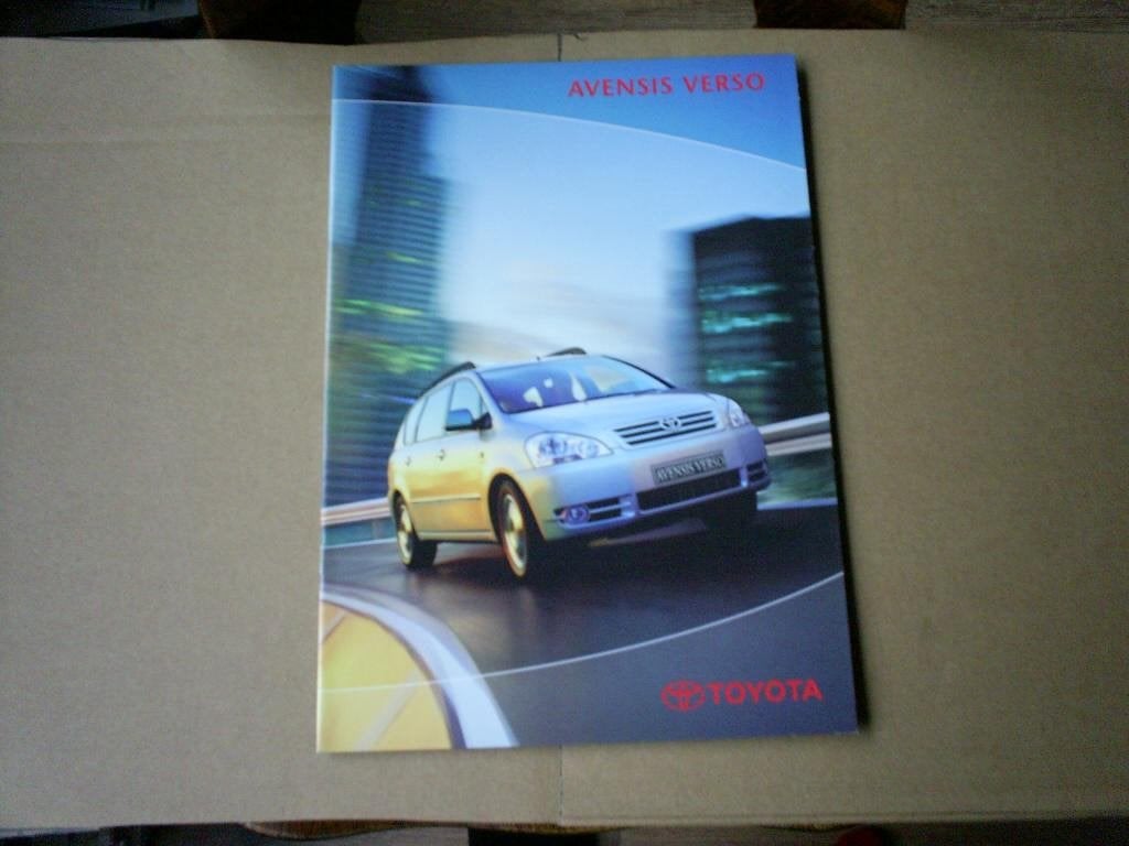 Toyota Avensis Verso 10 / 2001 36 pag., Verzenden, Zo goed als nieuw, Toyota