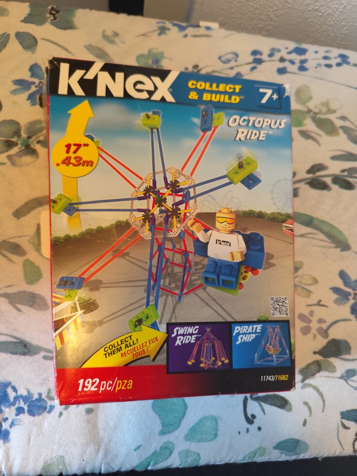 K'nex octopus ride en een doos met losse K'nex, Ophalen, Zo goed als nieuw, K'nex