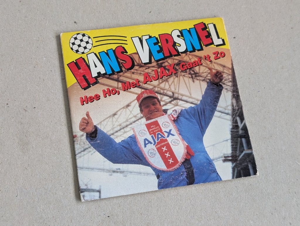 Hans Versnel: Hee ho, met Ajax gaat 't zo (CD single), Ophalen of Verzenden, Zo goed als nieuw, Nederlandstalig