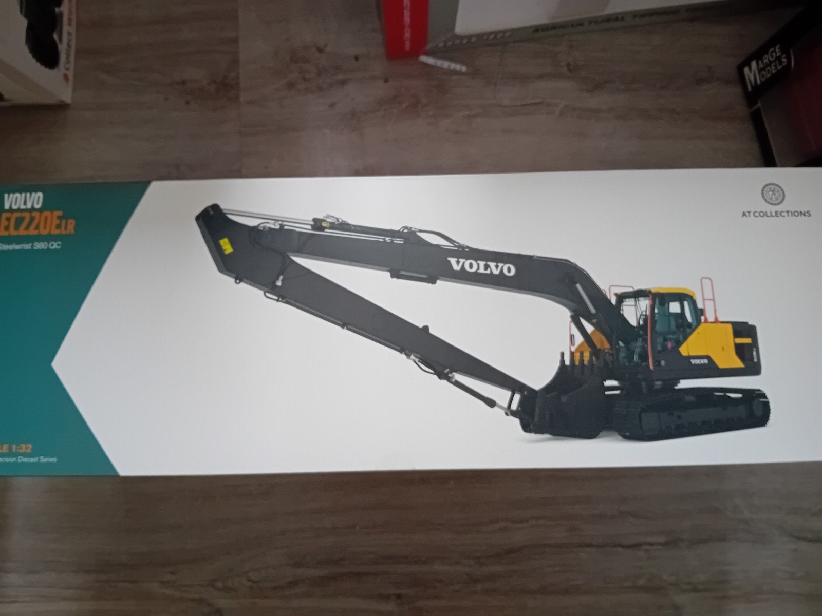 volvo ec220l rupskraan lange giek at collections 1.32, Hobby en Vrije tijd, Ophalen of Verzenden, Nieuw, Tractor of Landbouw, Overige merken