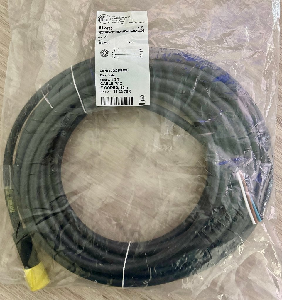 IFM - M12 Sensor Kabel / Power Kabel - E12496, Ophalen of Verzenden, Nieuw