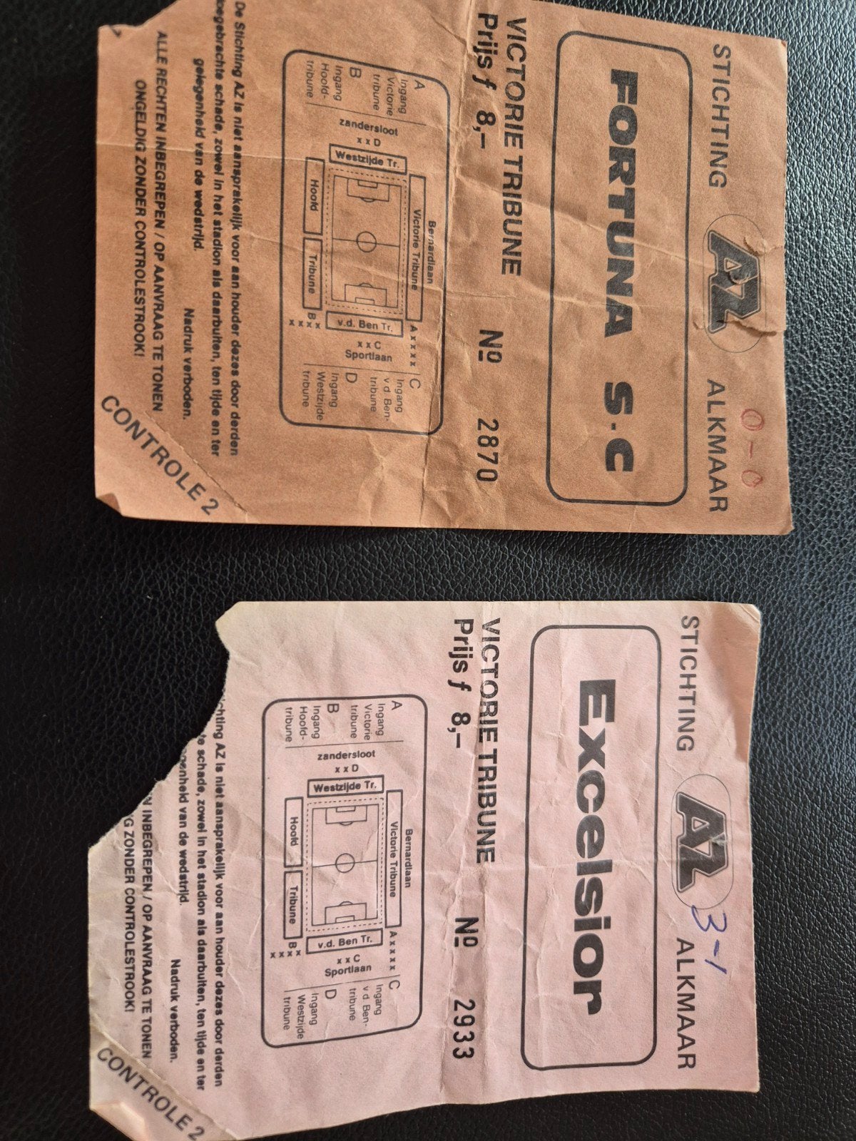 AZ67 , EXCELSIOR  , FORTUNA S.C, Ophalen of Verzenden