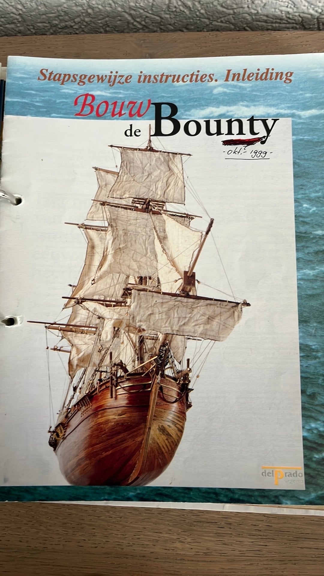 De Bounty, Ophalen, Zo goed als nieuw, Zeilboot, Schaalmodel