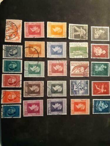 @@ 1944/45 gestempeld @@  Alle zegels uit 1944/45, Postzegels en Munten, Postzegels | Nederland, Ophalen of Verzenden, Gestempeld