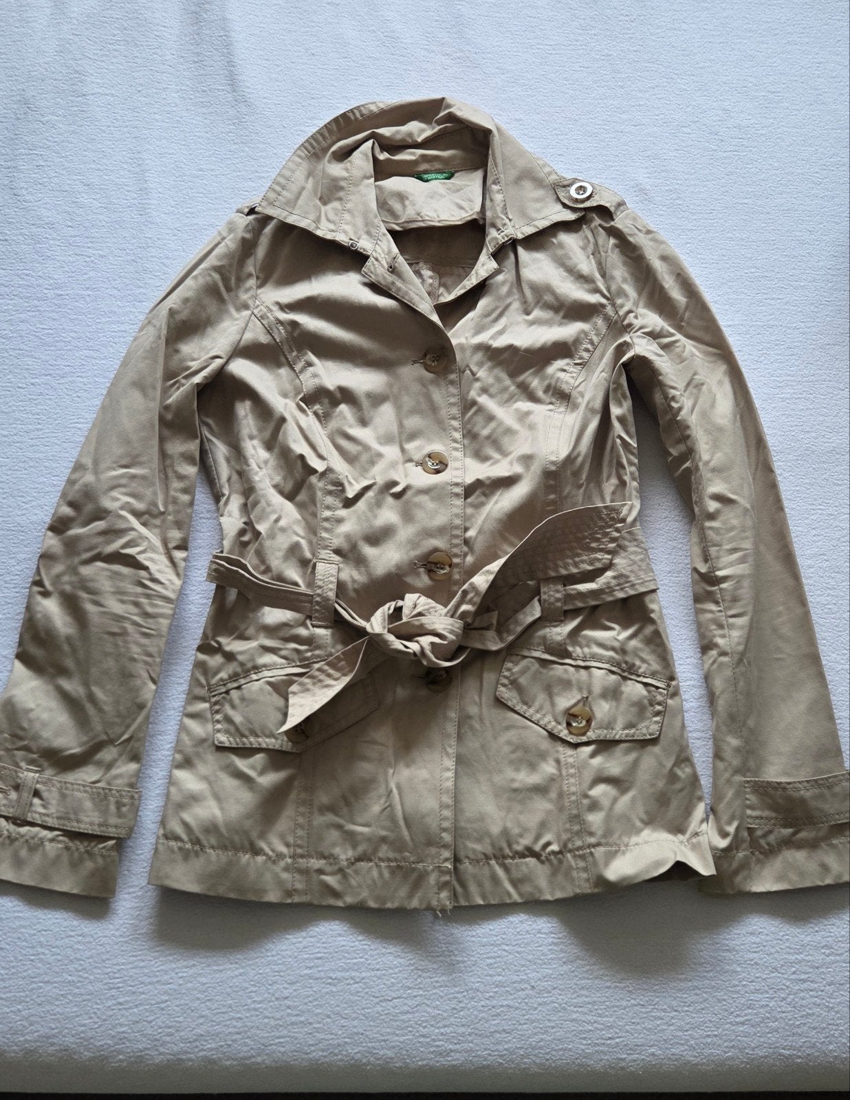 United Colors of Benetton dames jas maat S, Beige, Ophalen of Verzenden, Zo goed als nieuw, United Colors of Benetton