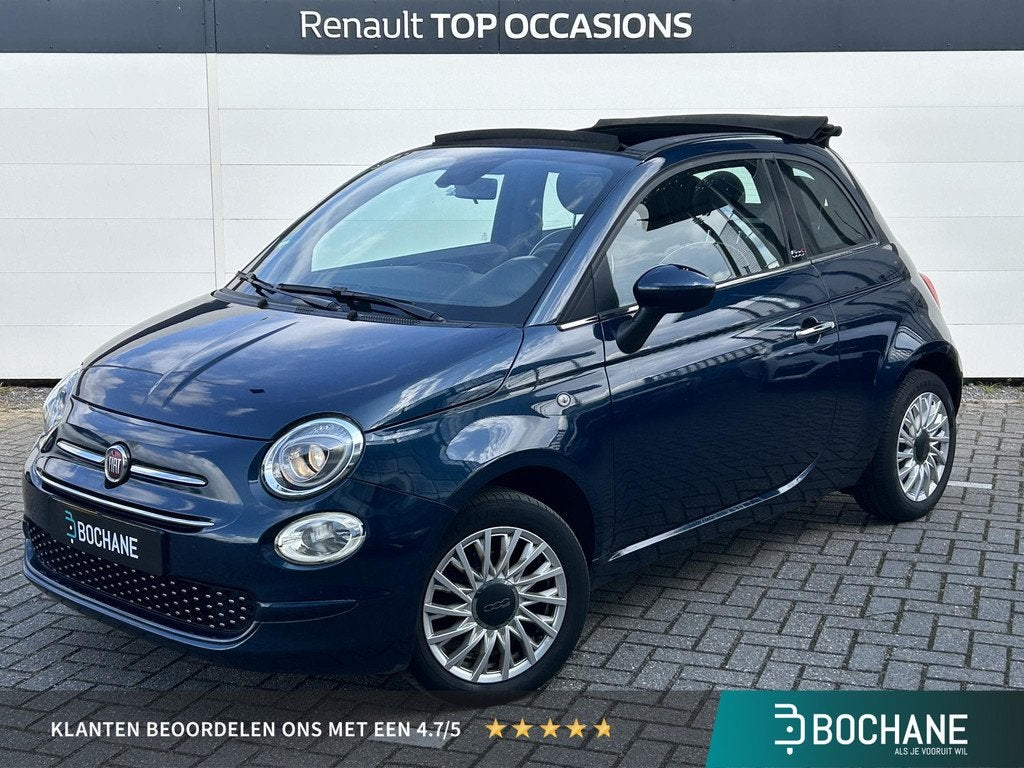 Fiat 500C 1.2 Lounge | Carplay | Historie | 15' Velgen | Cru, Auto's, Fiat, Bedrijf, Te koop, 500C, ABS, Airbags, Airconditioning