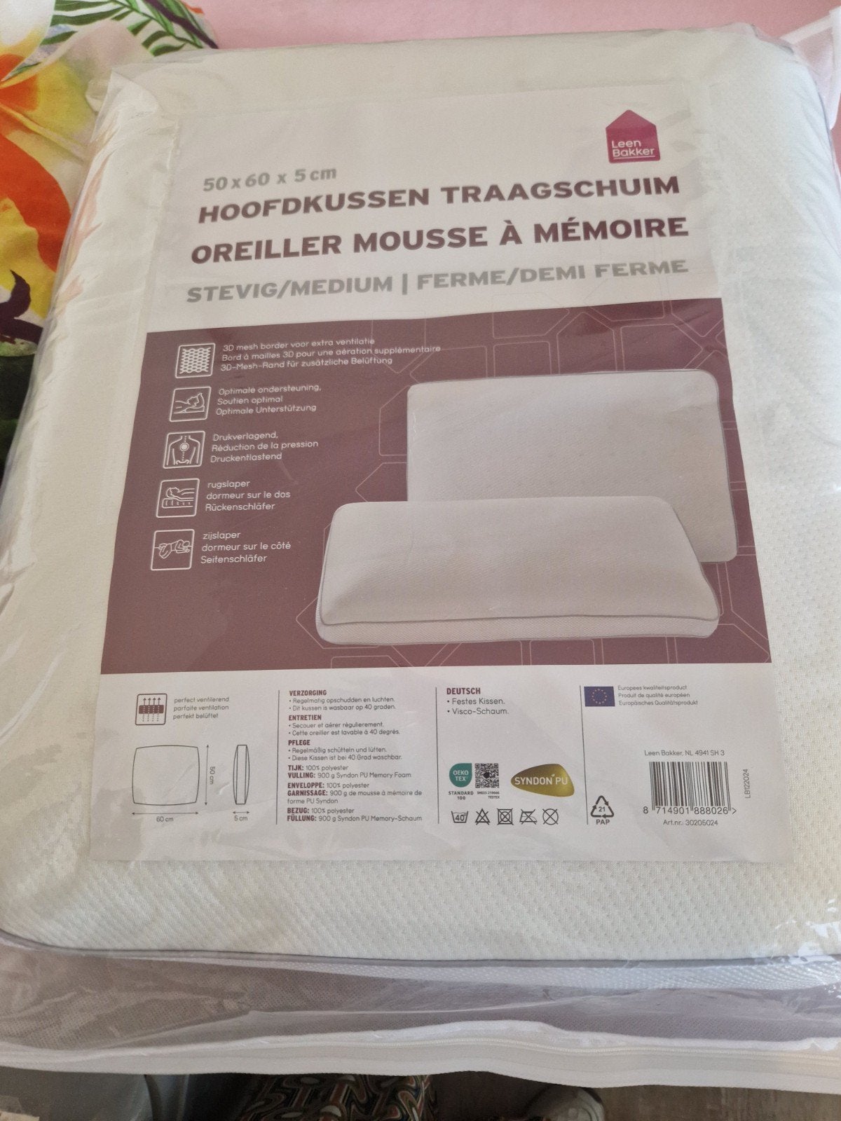 NIEUW Traagschuim hoofdkussen, Ophalen, Schuim, Nieuw, Kussen