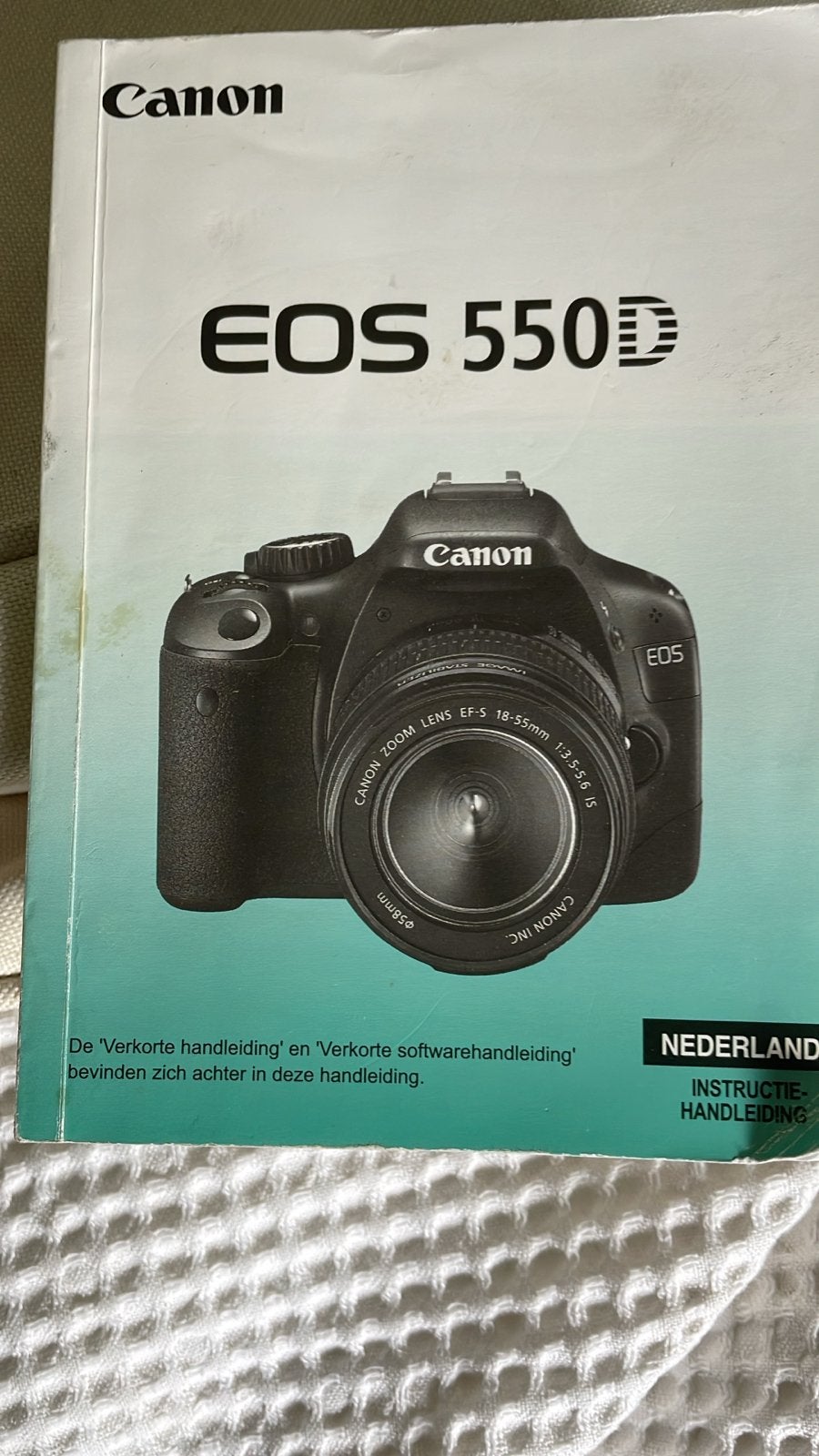 Canon EOS 550D Instructiehandleiding (Nederlands), Ophalen of Verzenden