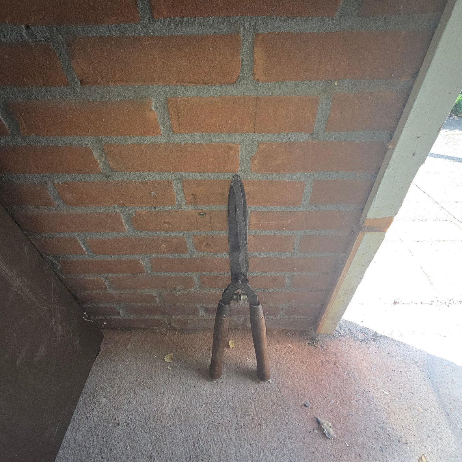 Heggeschaar groot, Ophalen