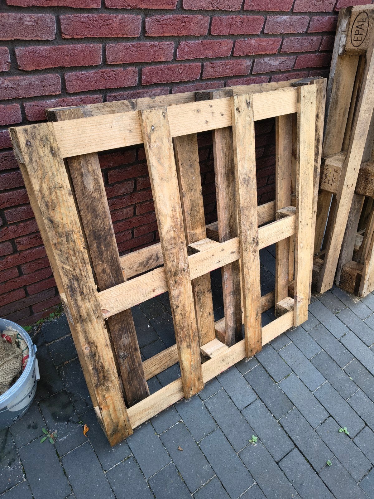Gratis af te halen: Pallets 120x80cm en 100x100cm, Ophalen, Gebruikt, 100 cm of meer, 60 cm of meer