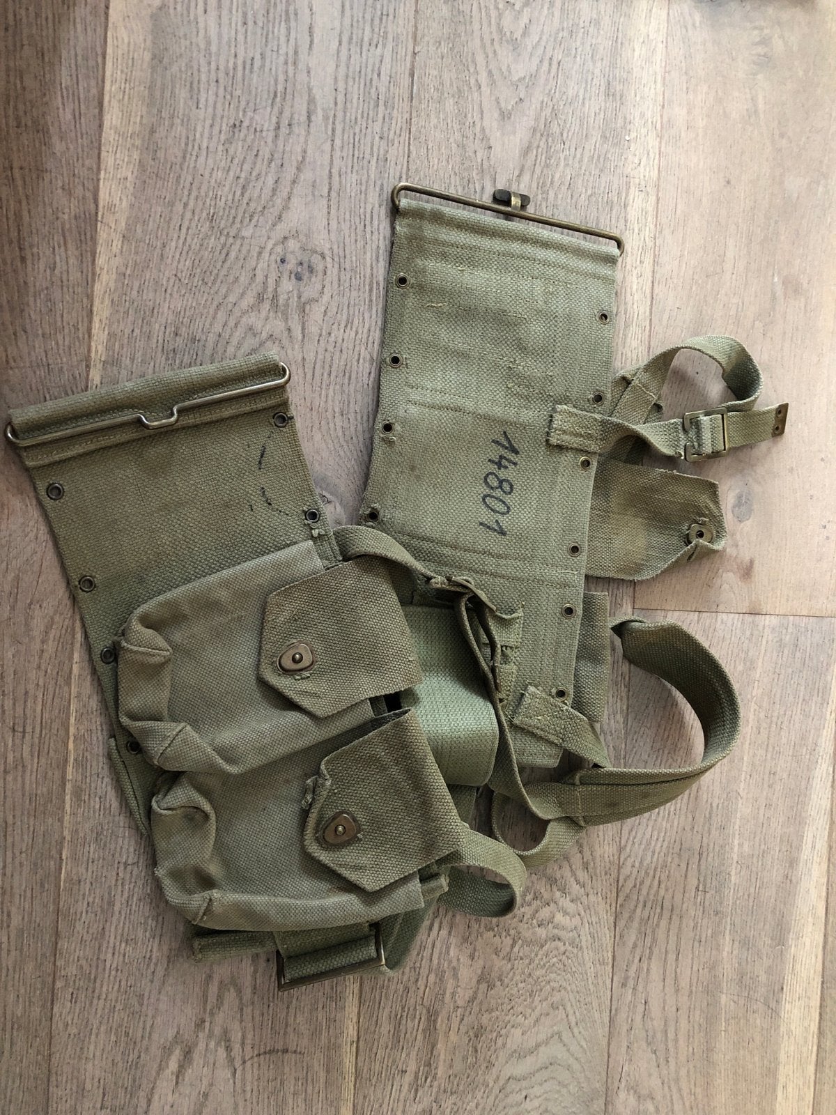 US WW2 Bar Magazine pistol belt M-1937, Ophalen of Verzenden, Landmacht, Overige gebieden, Overige typen