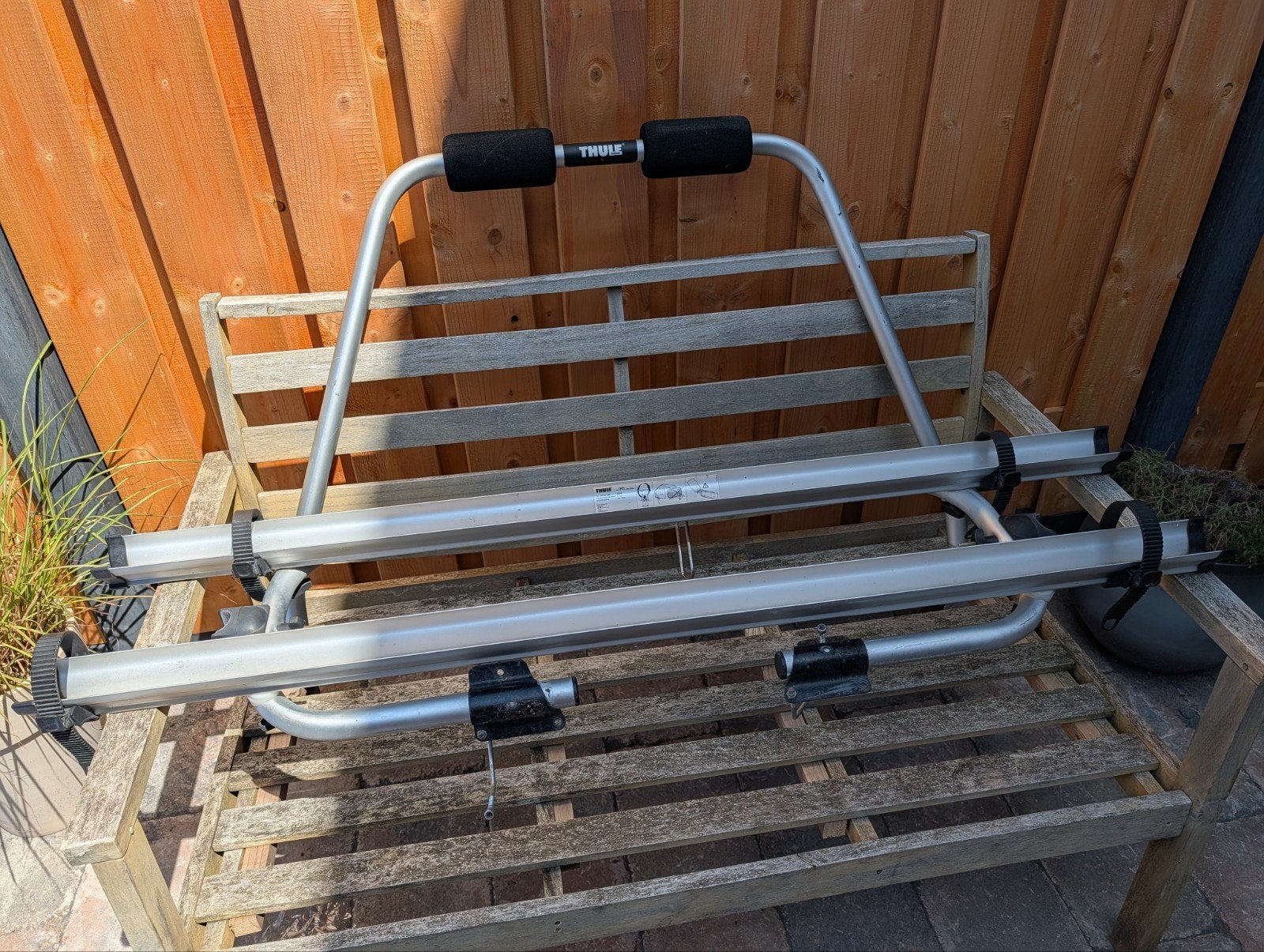 Thule fietsendrager voor 2 fietsen - disselmontage, Auto diversen, Fietsendragers, Gebruikt, 2 fietsen, Brede banden, Ophalen