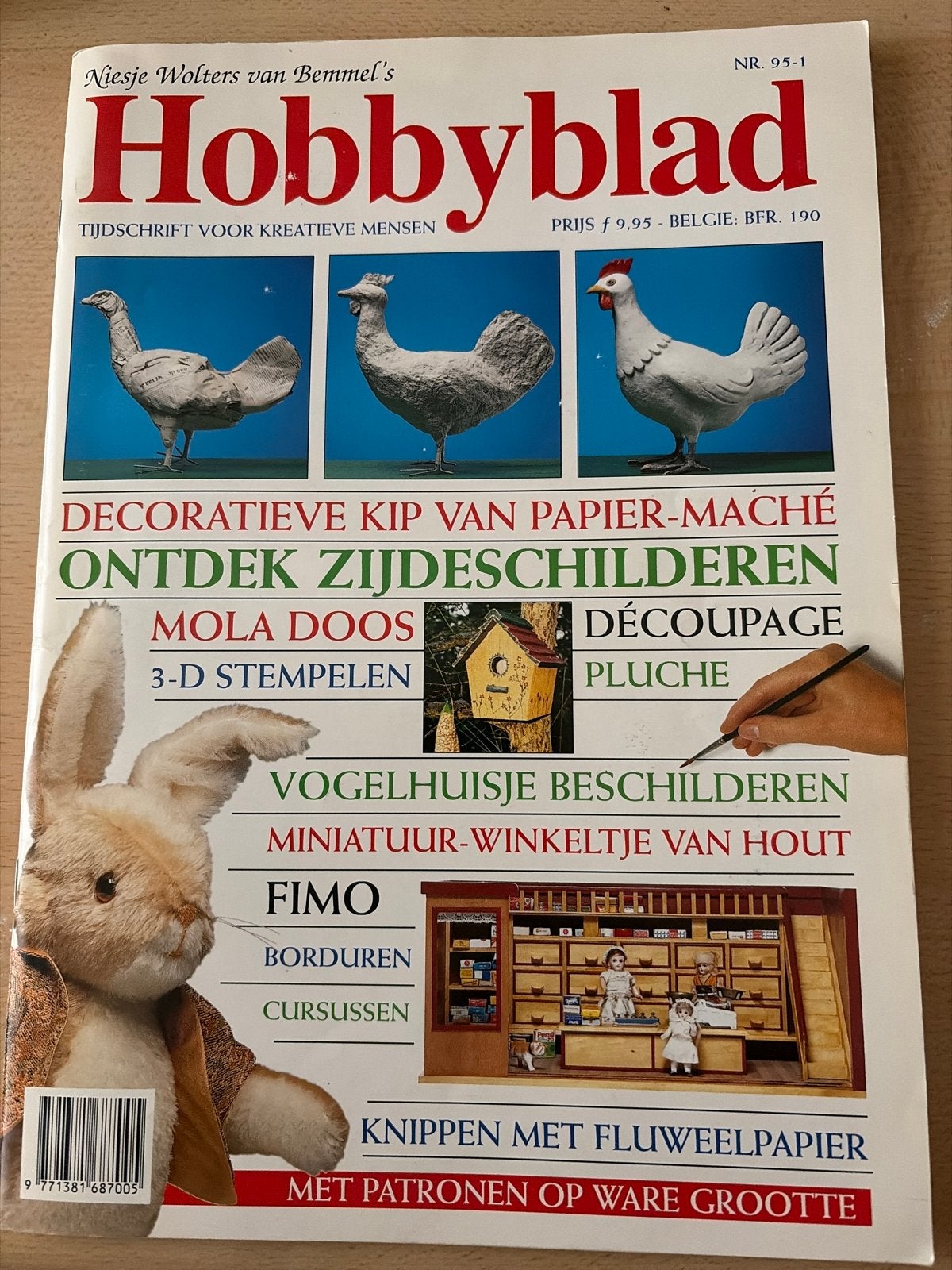 Hobbyblad met werktekening en beschrijving winkeltje, Gebruikt, Overige thema's, Ophalen of Verzenden, Papier of Karton