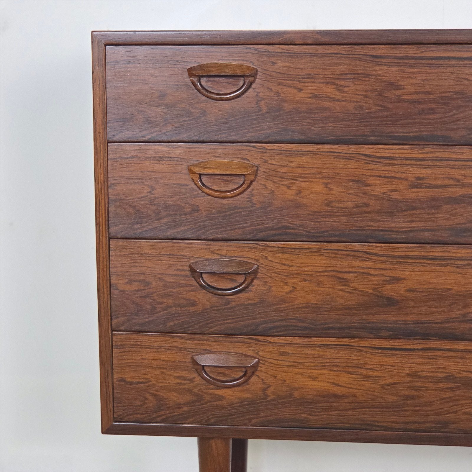 Kai Kristiansen vintage jaren 60 Deense ladekast Palissander, Ophalen, FM Mobler, 50 tot 100 cm, Zo goed als nieuw