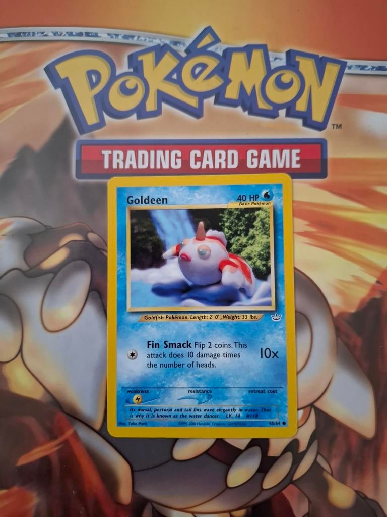 Goldeen 45/64 Neo Revelation pokemon kaart nm, Ophalen of Verzenden, Zo goed als nieuw, Losse kaart