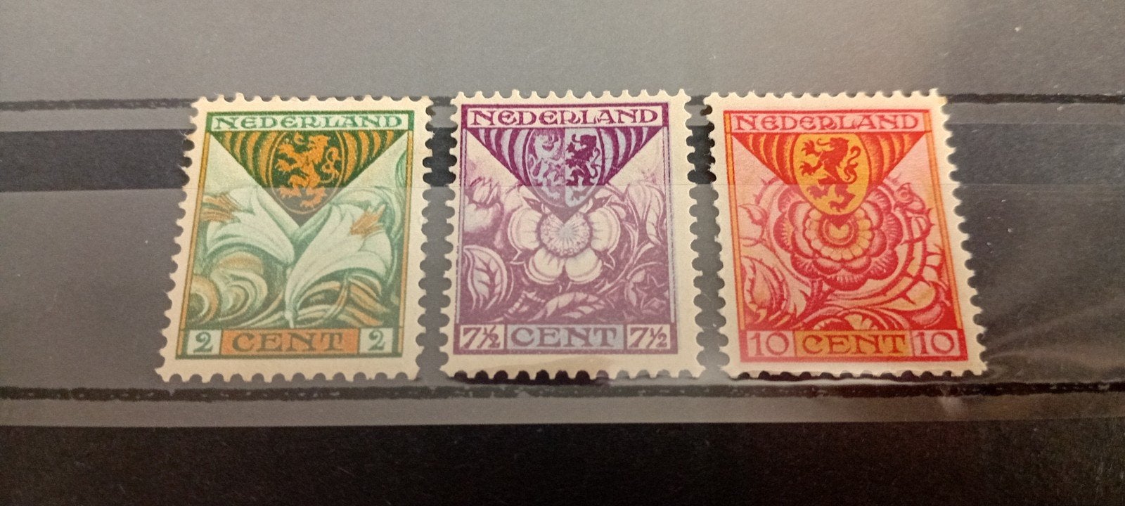 NVPH 166/168 Postfris, Postzegels en Munten, Verzenden, T/m 1940, Postfris