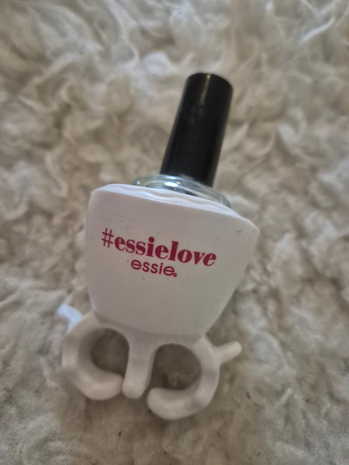 Essie Nagellakhouder Ring – Siliconen flessenhouder, Sieraden, Tassen en Uiterlijk, Gebruikt, Wit, Ophalen of Verzenden, Handen en Nagels