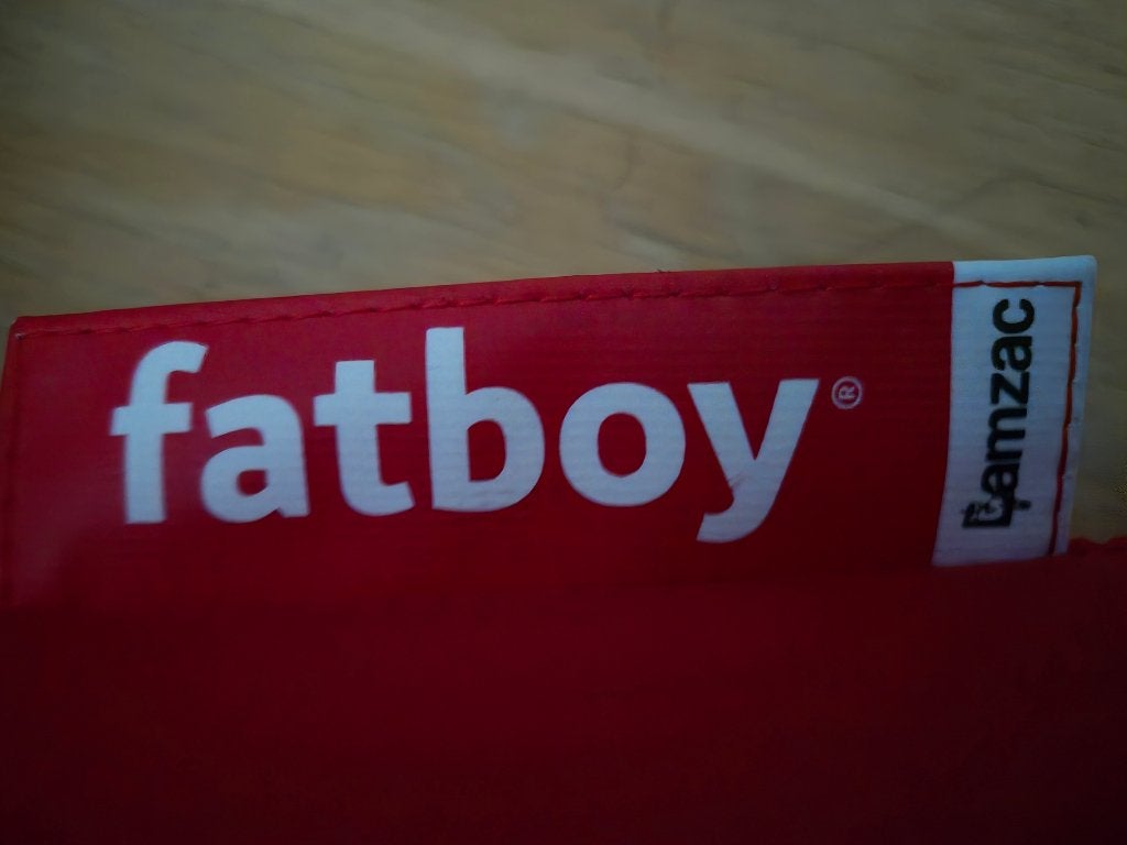 Fatboy lamzac originial lucht zitzak rood, Ophalen of Verzenden, Zo goed als nieuw, Rood, Zitzak