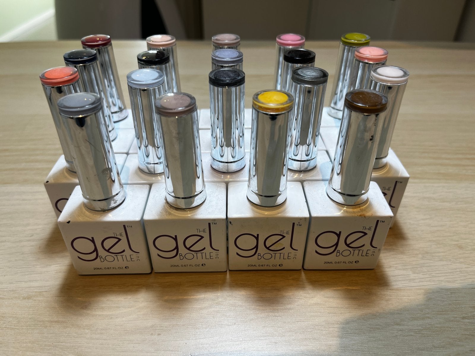 The GelBottle 19 kleuren, Ophalen of Verzenden, Gebruikt, Ogen, Verzorging