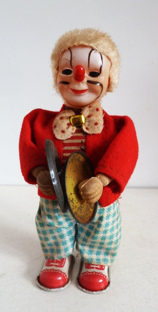 Antieke blikken opwind Clown Nomura made in Japan, Ophalen of Verzenden