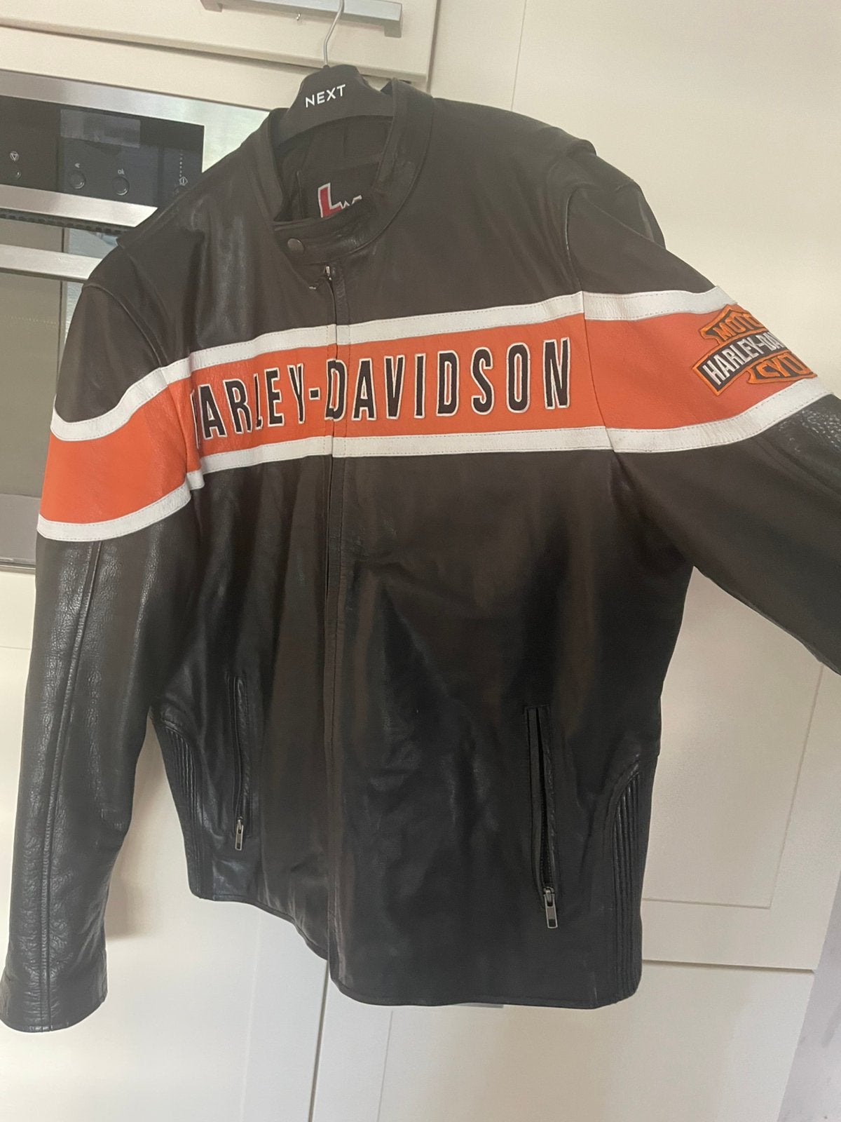 Harley Davidson Motorjas, Ophalen of Verzenden, Tweedehands, Jas | textiel