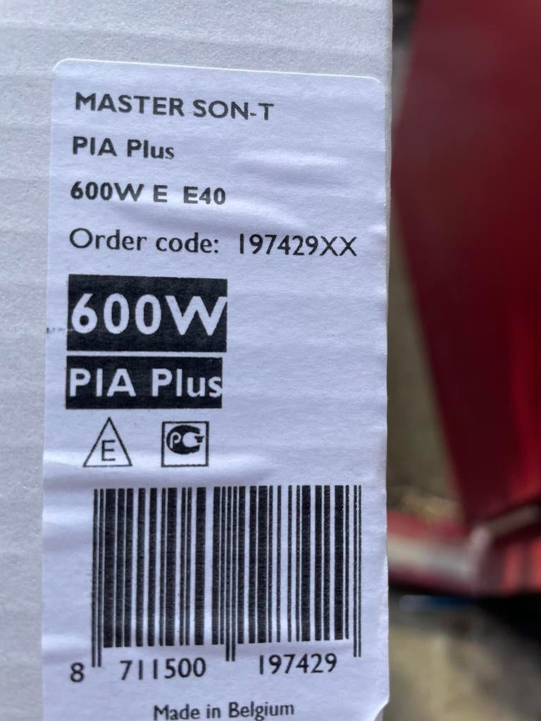 Gloeilampen 600W 230v E40, Ophalen of Verzenden, Zo goed als nieuw, Overige typen