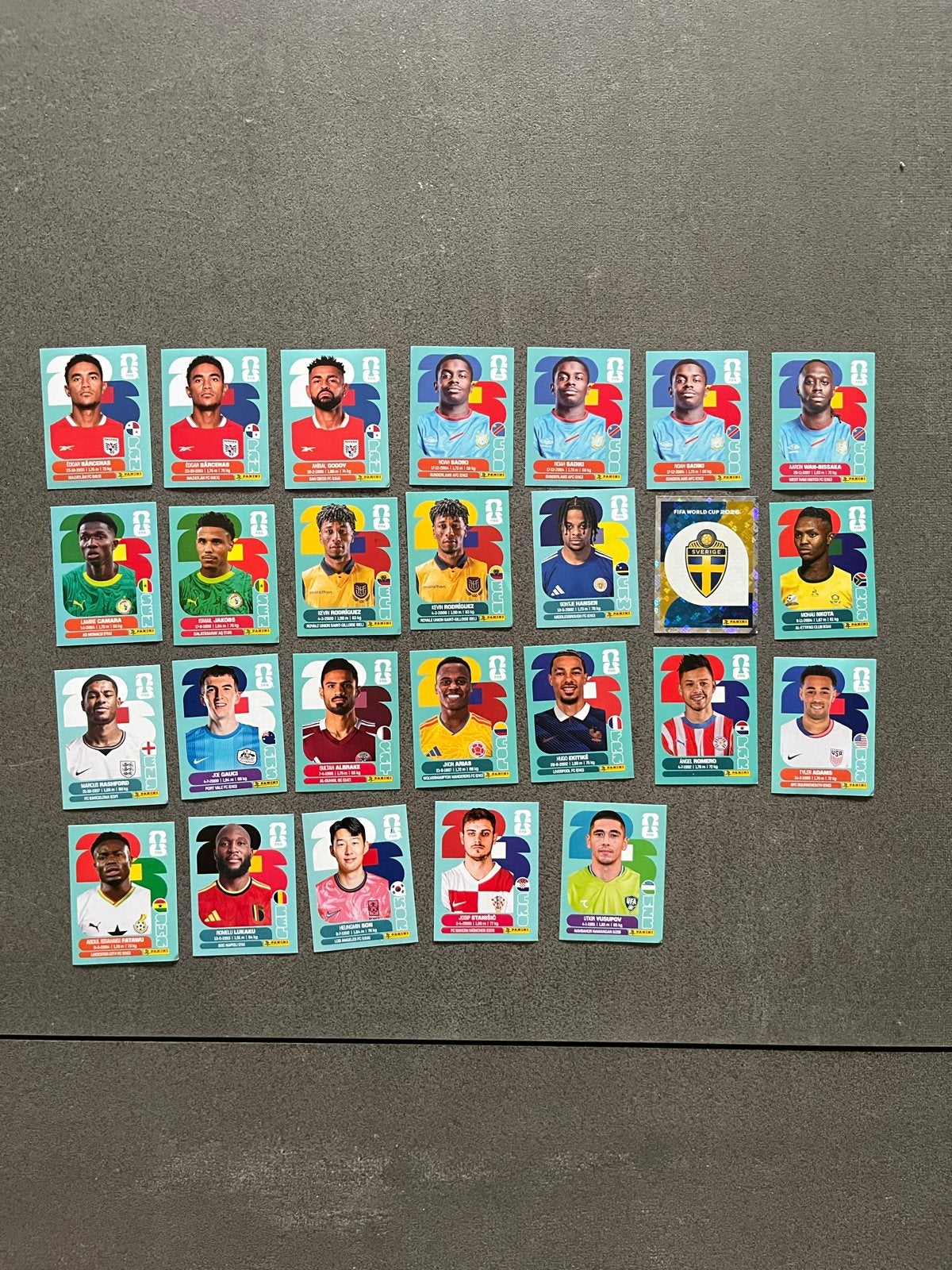 Voetbalplaatjes WK 2026 - Diverse spelers, Ophalen of Verzenden, Nieuw, Overige sporten, Poster, Plaatje of Sticker