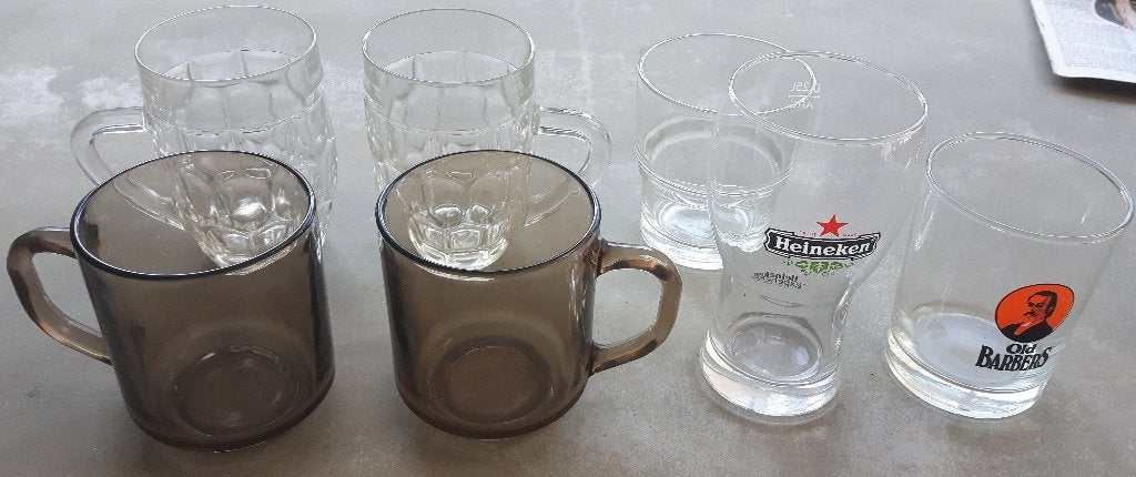 Diverse glazen set, Ophalen of Verzenden, Gebruikt, Overige typen