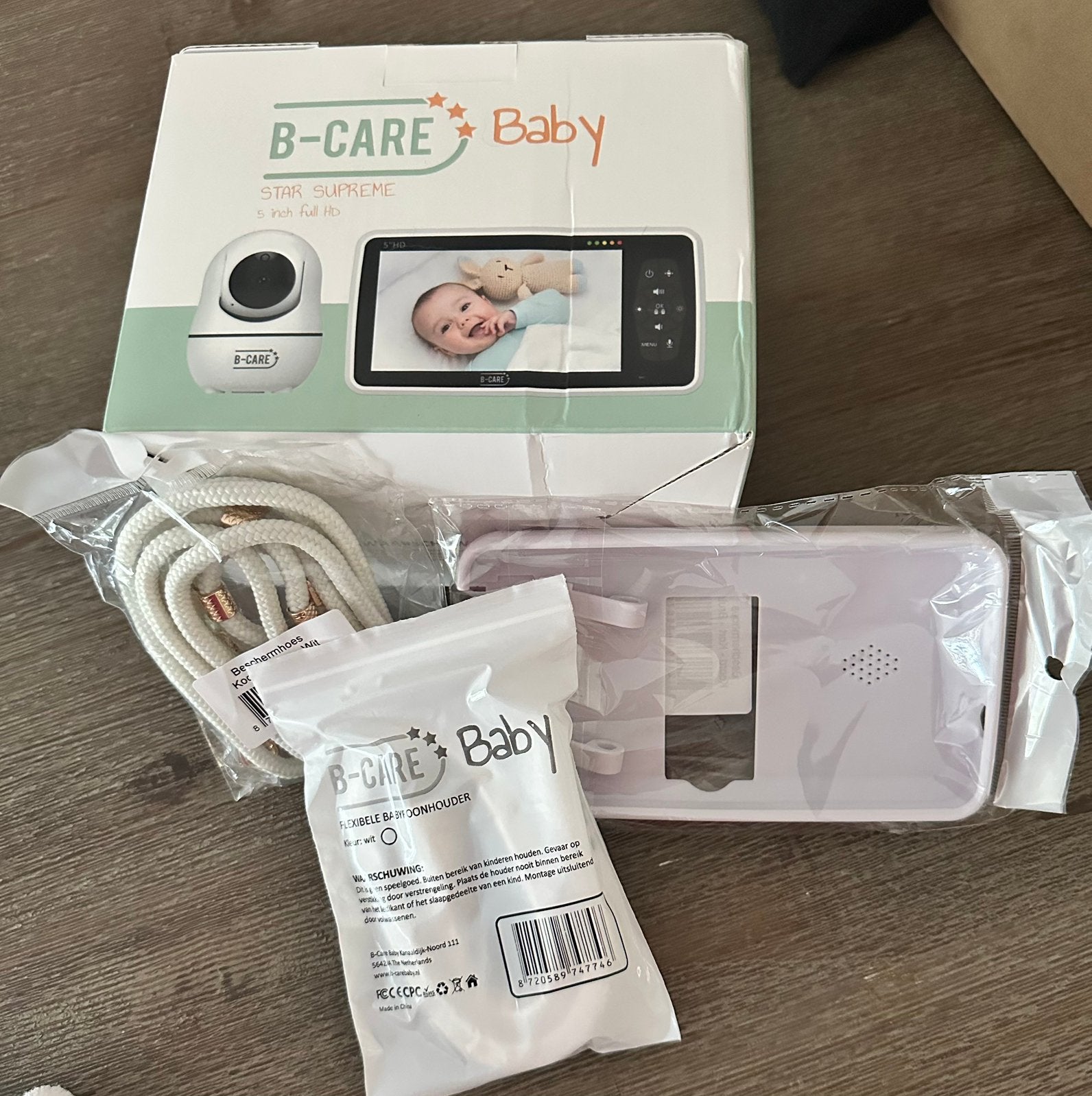 Babyfoon met accessoires, Kinderen en Baby's, Babyfoons, Ophalen, Nieuw, 250 meter of meer, Camera