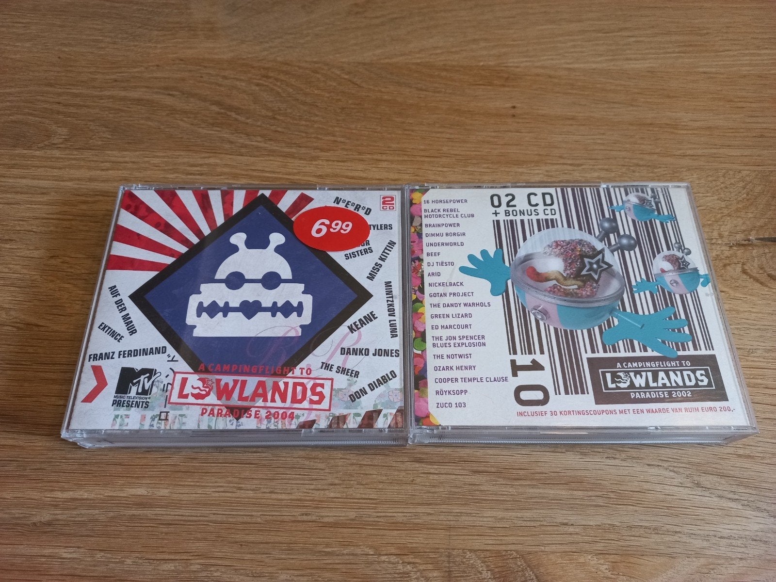 Lowlands 2002 en 2004 verzamel cd, Ophalen of Verzenden, Zo goed als nieuw