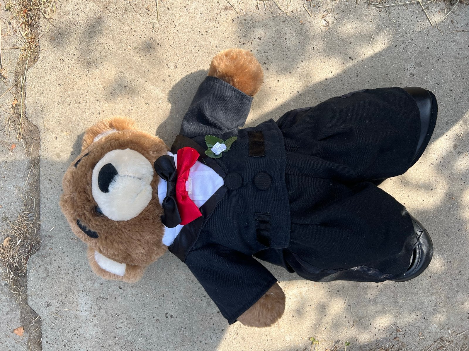 Build-A-Bear in smoking, klaar voor elk feestje!, Beer, Zo goed als nieuw, Middelgroot (20 tot 80 cm), Met kleding of accessoire