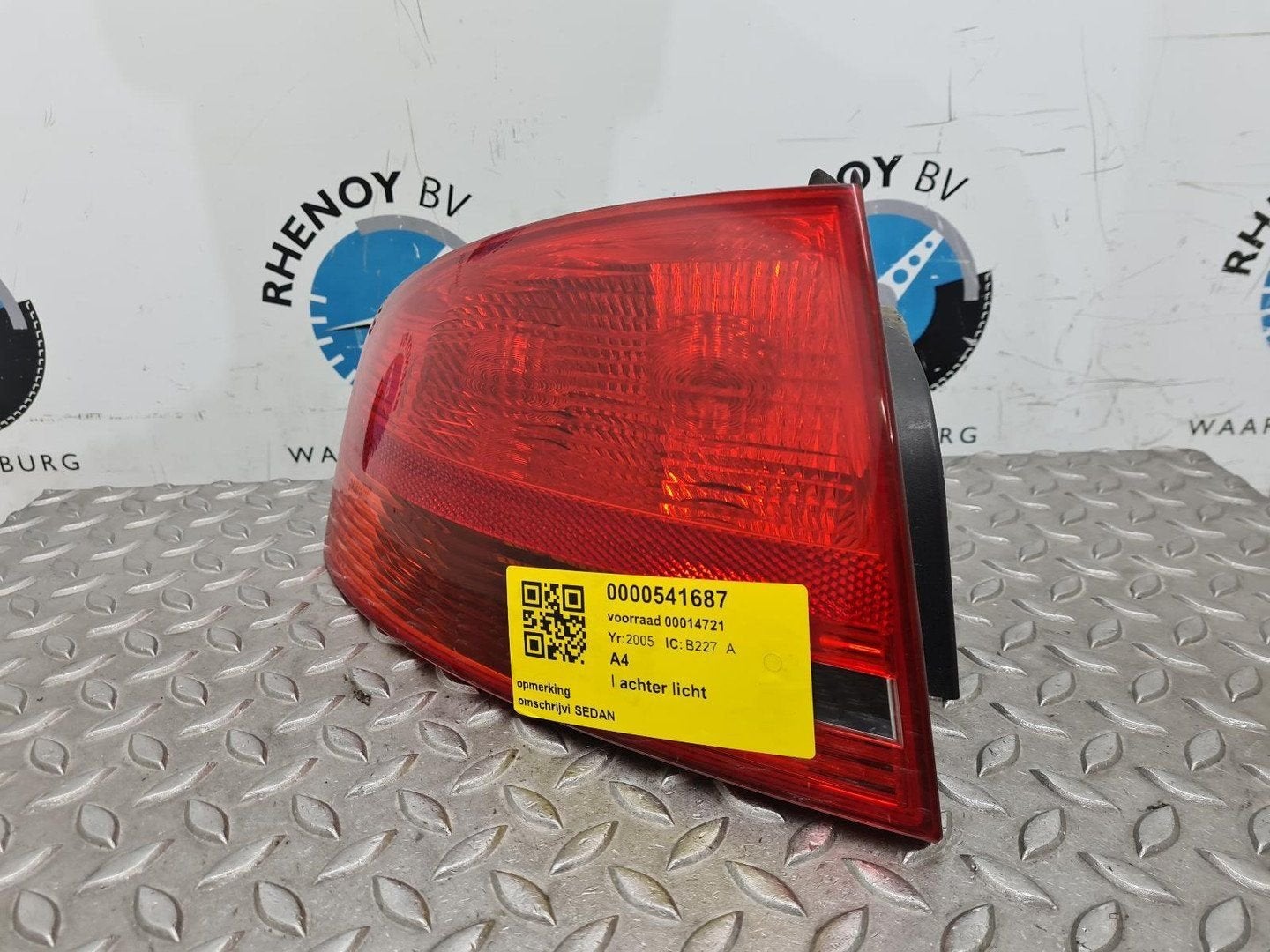 AUDI A4 2.0 TFSI q. Pro Line  ACHTERLICHT L 2005, Ophalen of Verzenden, Gebruikt, ARN erkend