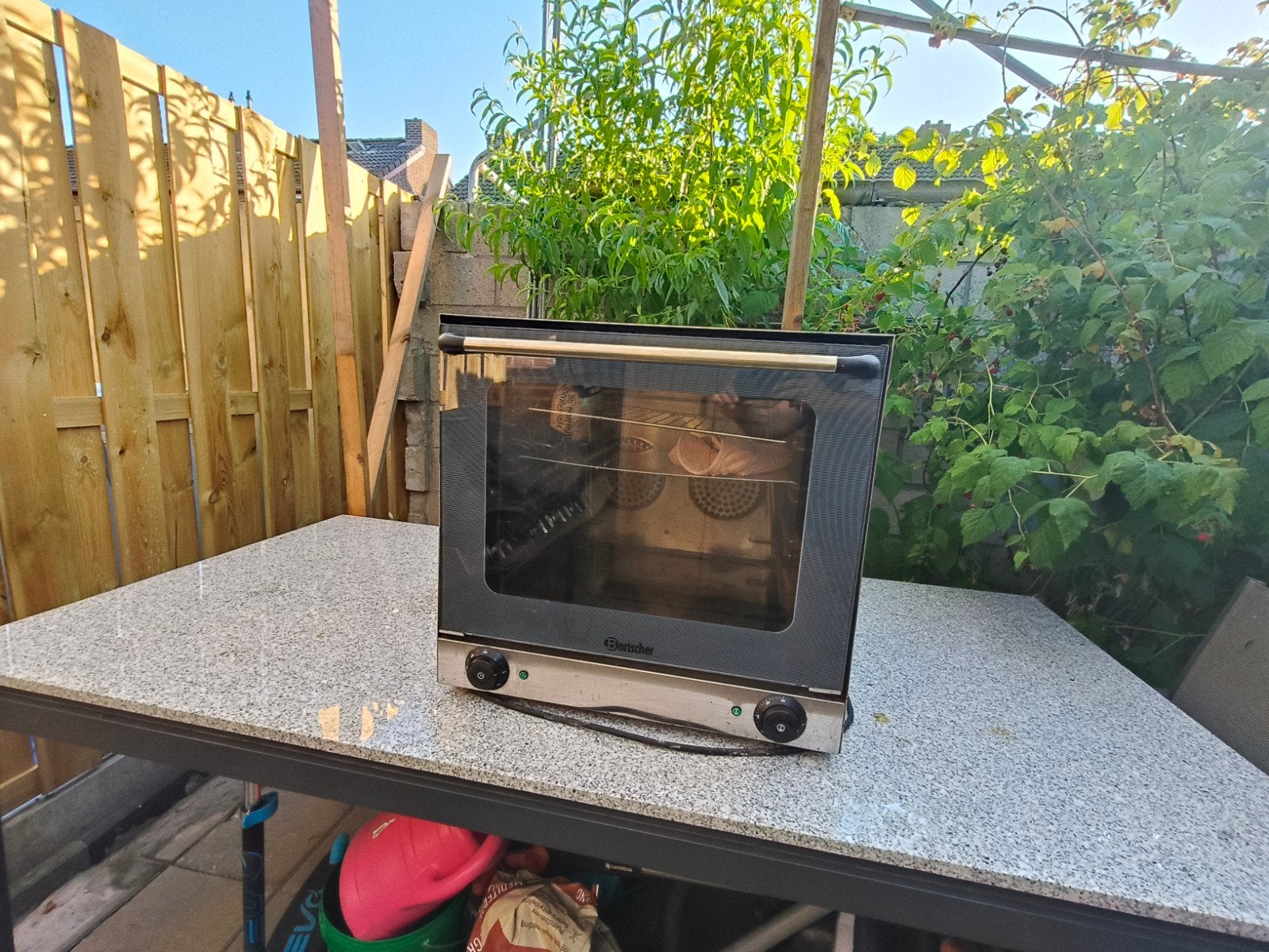 Compacte Bartscher oven - Ideaal voor kleine keukens, Minder dan 45 cm, Gebruikt, Minder dan 45 cm, Oven