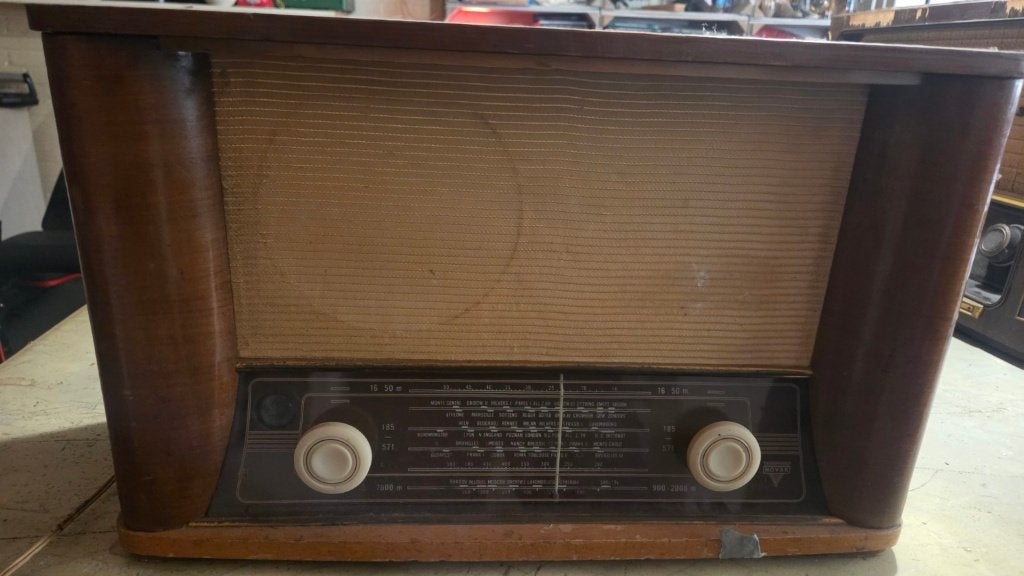 Novak houten buizenradio – vintage, ongetest, Ophalen, Gebruikt, Radio