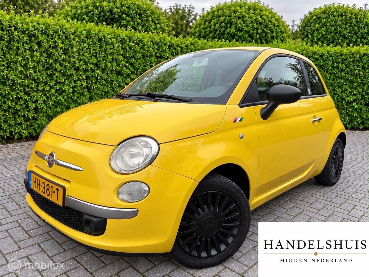 Fiat 500 1.2 Sport Airco Navi Velgen Elektr Pakket Bluetooth, Stof, Gebruikt, 4 cilinders, 840 kg