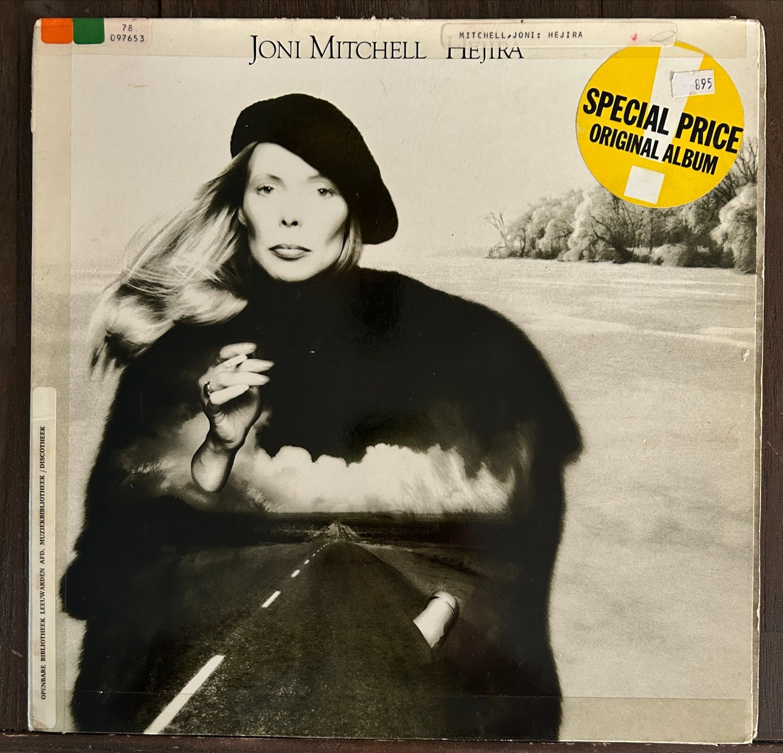 Joni Mitchell - Hejira (Vinyl LP, 1976), Originele persing, Ophalen of Verzenden, Gebruikt, 12 inch