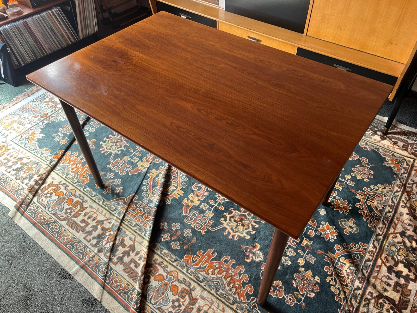 Eettafel, Huis en Inrichting, Tafels | Eettafels, Ophalen, Gebruikt, Rechthoekig, 50 tot 100 cm