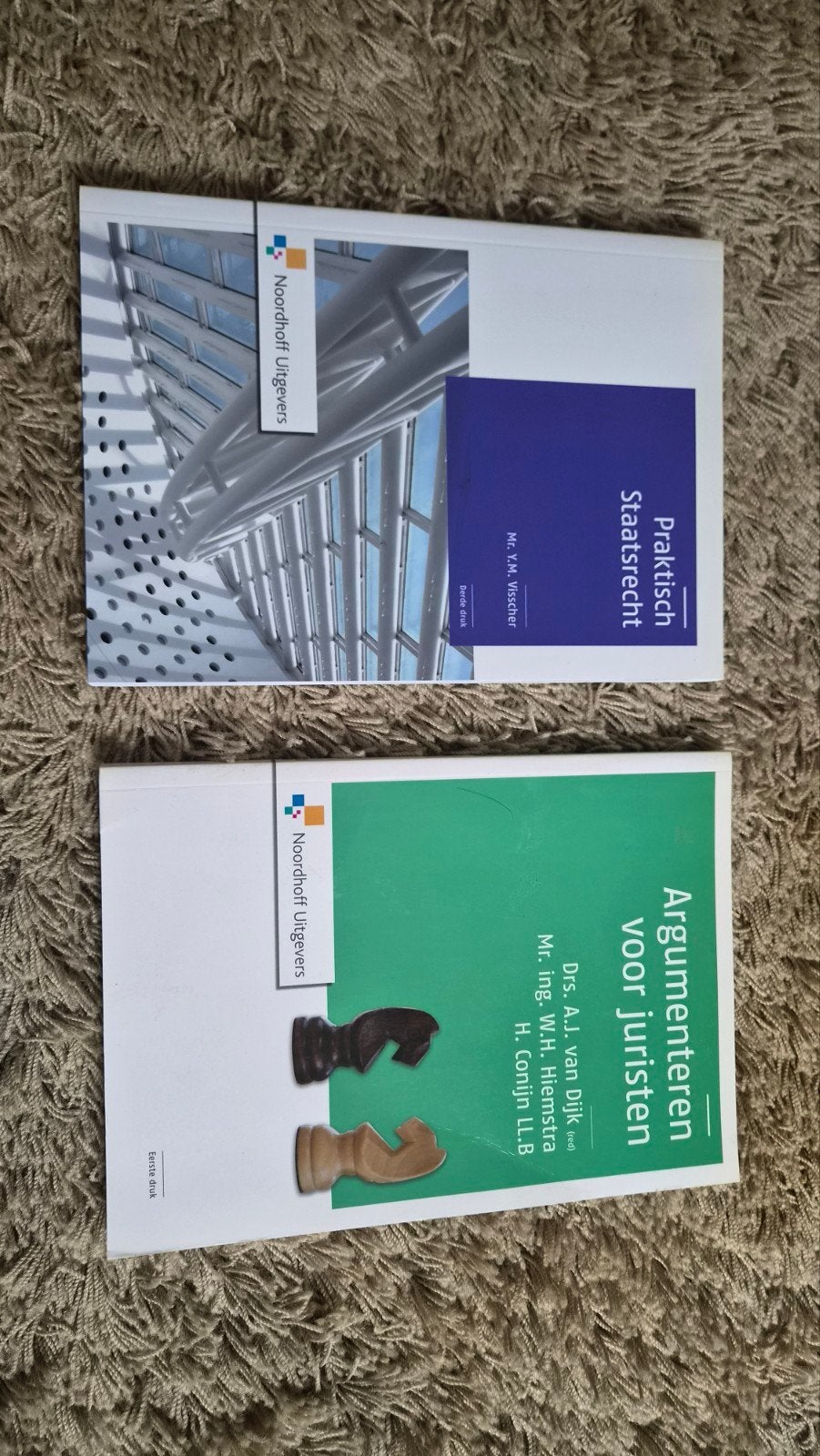 Praktisch Staatsrecht & Argumenteren, Zo goed als nieuw, Gamma, Mr. Y.M. Visscher, Drs. A.J. van Dijk, Mr. ing. W.H. Hiemstra,